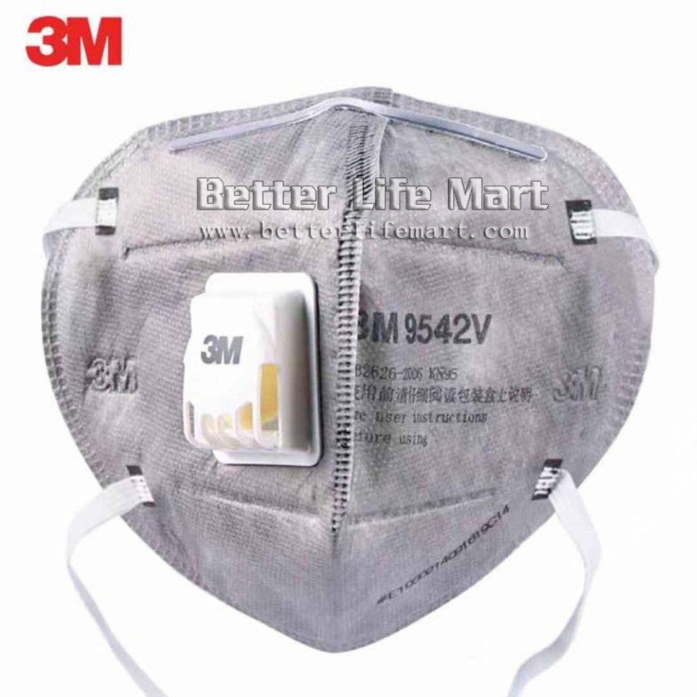 3M 9542V KN95   Respirator Face Mask, 10PCS